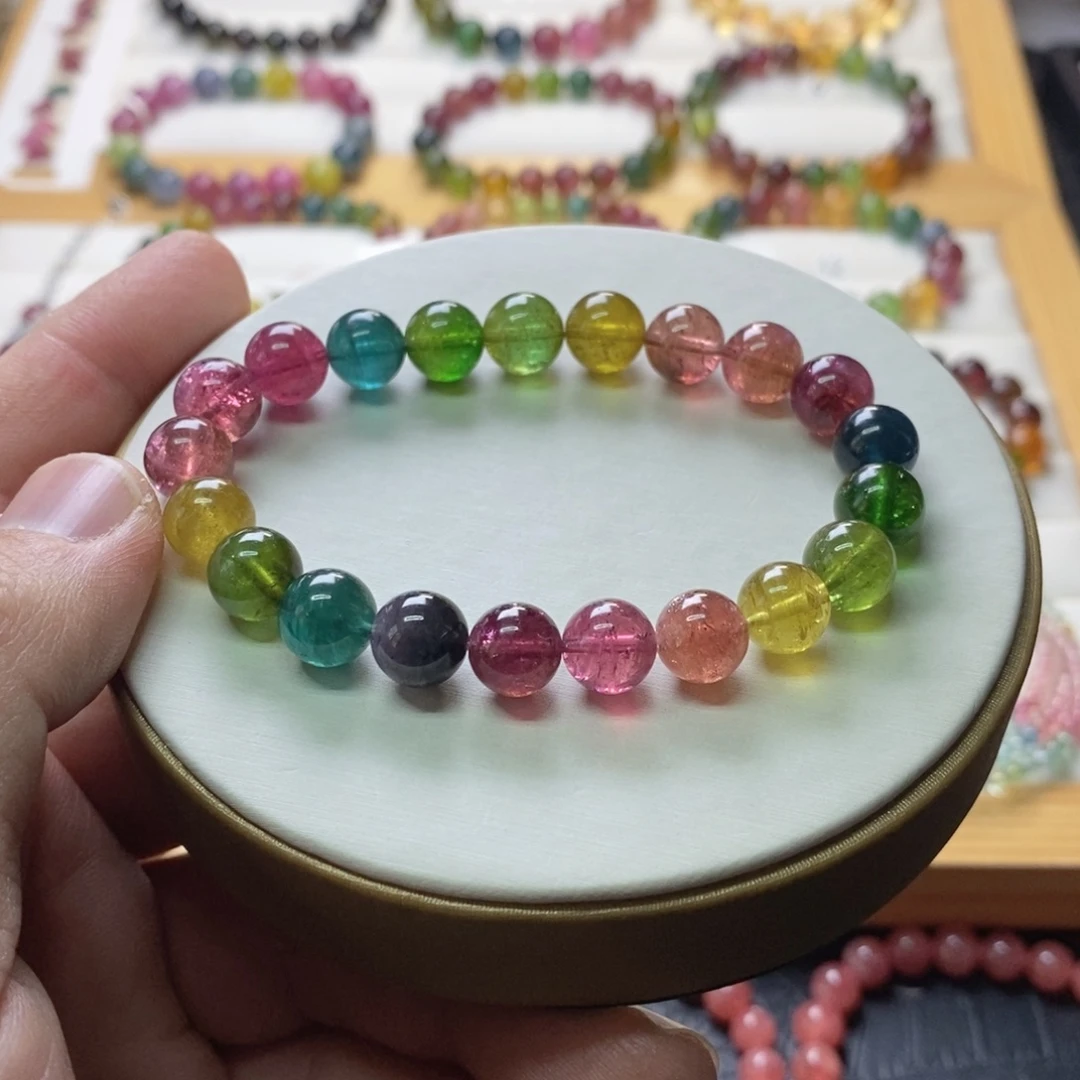 碧玺碧玺手链未镶嵌