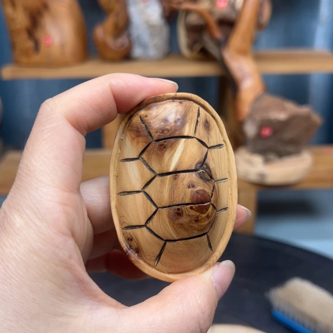 木崖柏木摆件手把件，