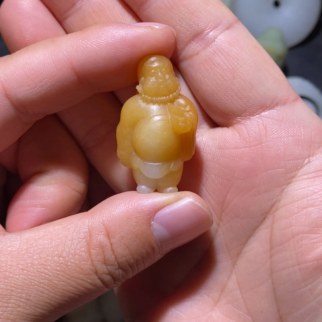 力***量和田玉未镶嵌颈饰