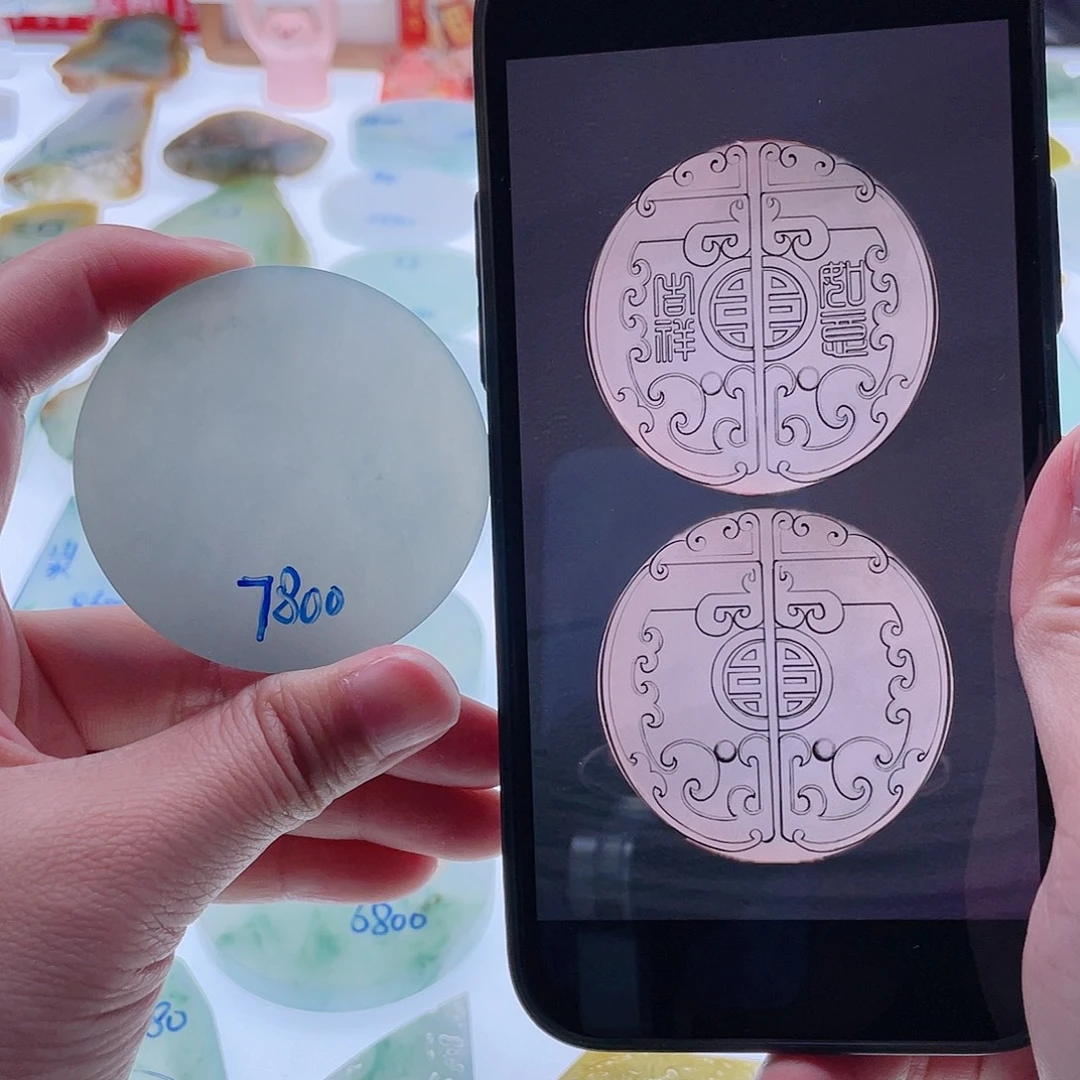 定制翡翠未镶嵌天然翡翠包工