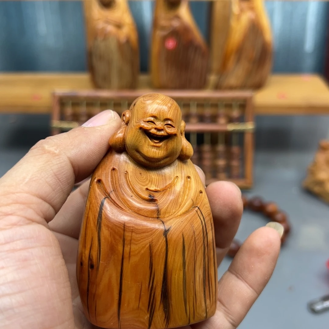 嗨***西木崖柏木摆件手把件
