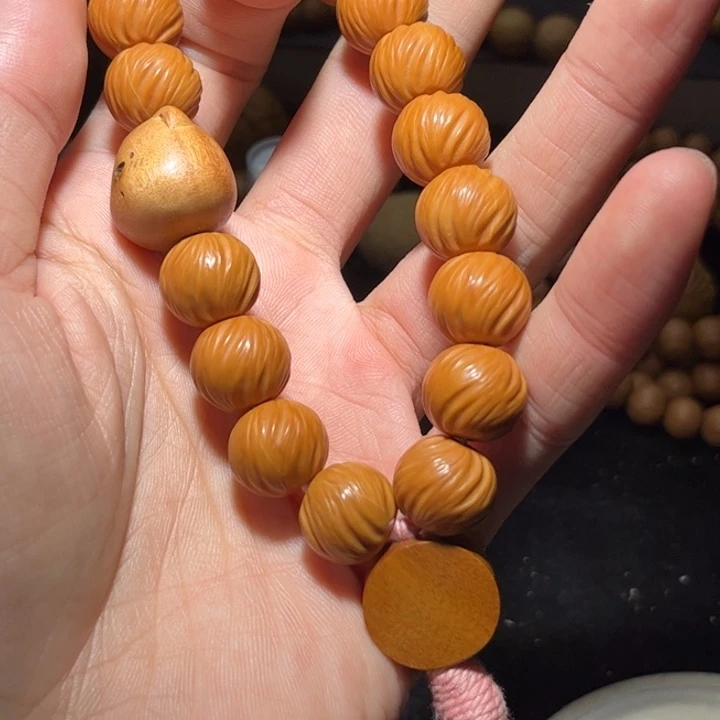 猴头核桃吊坠定风珠手持全品无瑕无药