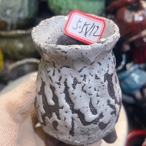粗陶花盆手工花盆制作