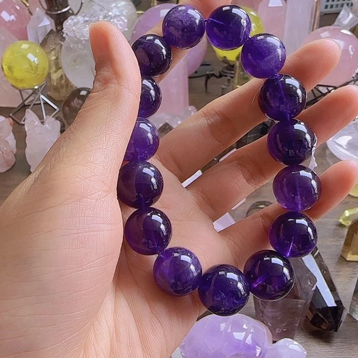 兰***师紫晶珠宝半成品未镶嵌