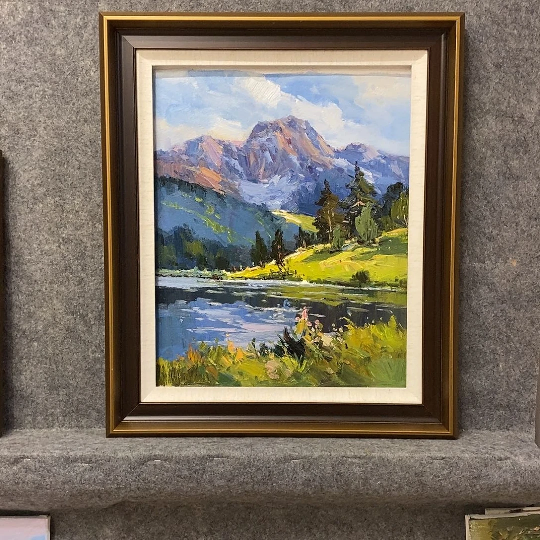 油画带外框画芯尺寸40x50cm