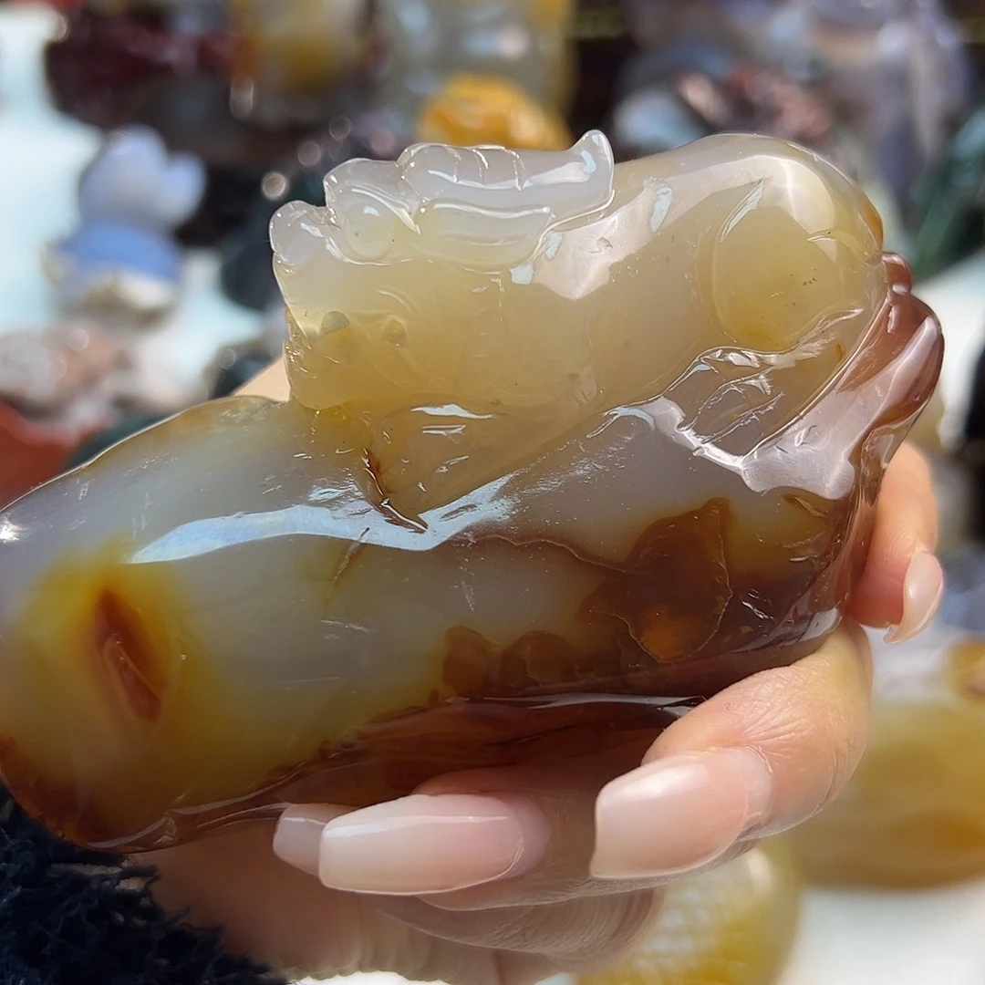 玛瑙/玉髓合金颈饰