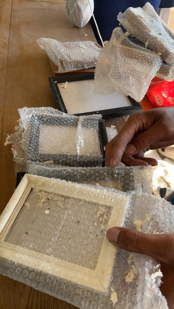 相框两个大小颜色随机瑕疵无售后孙1590