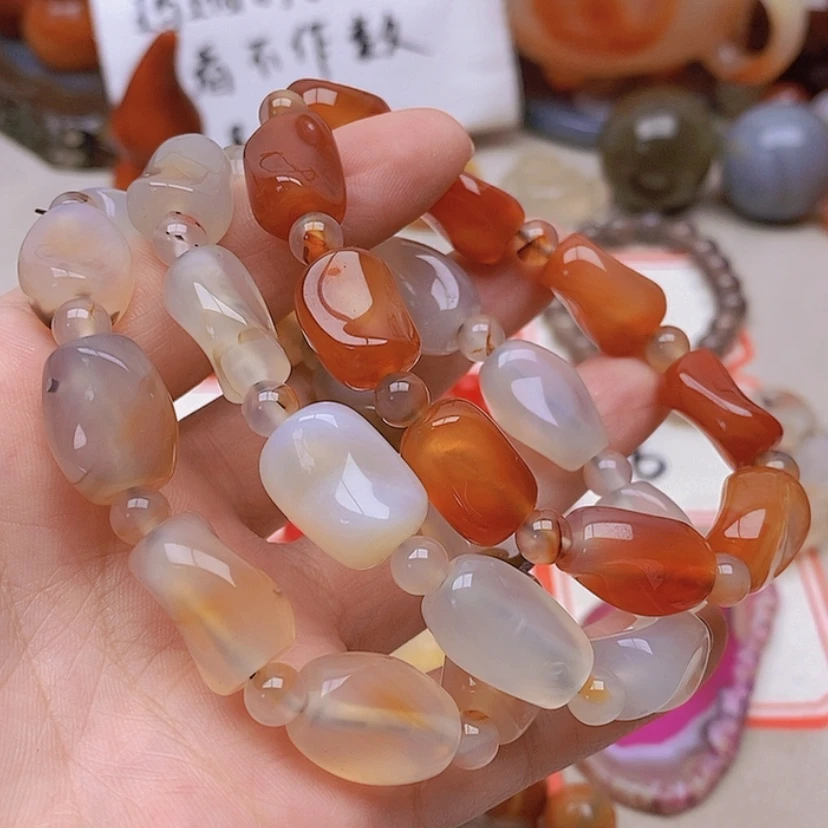 【闪购商品】未镶嵌玛瑙/玉髓珠宝半成品薇***未