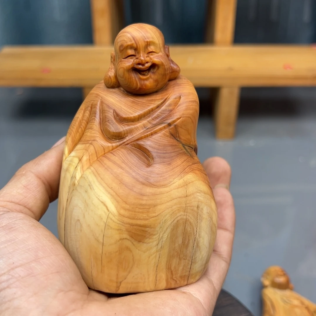似***华木崖柏木摆件手把件