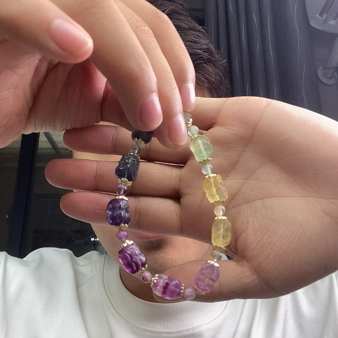 未镶嵌手链萤石手链