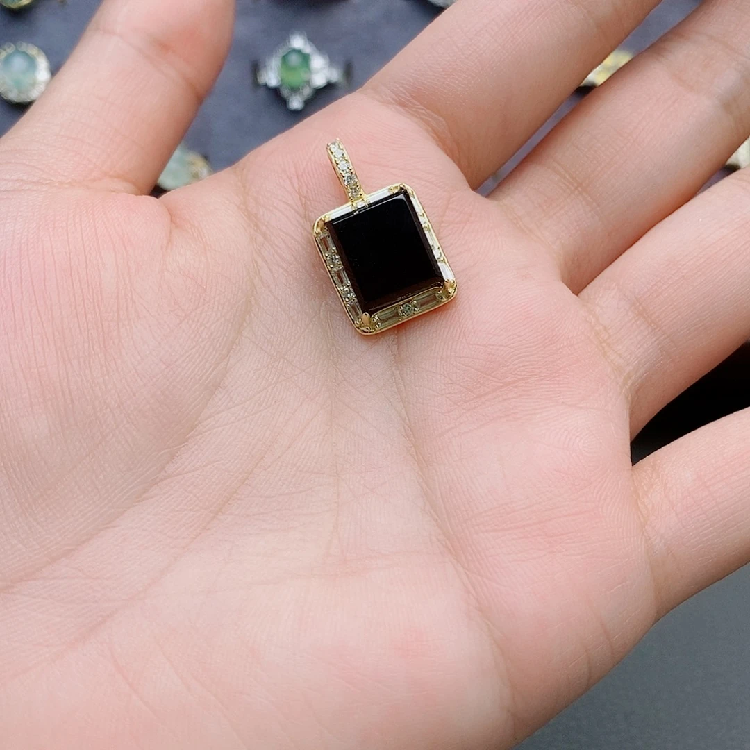 小***金银S925镶嵌戒指翡翠111111