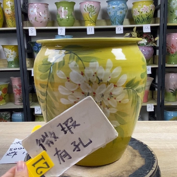 景德镇高温陶瓷花盆