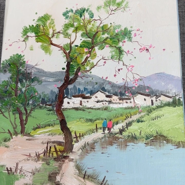 油画在这一刻我也