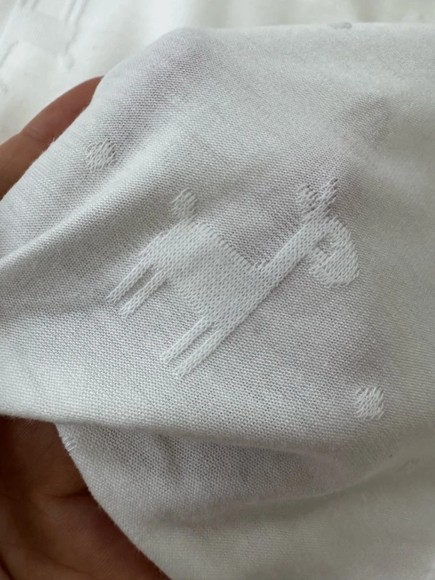 H25#超a级母婴专用小动物提花两米