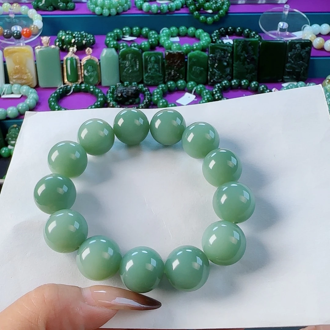 和田玉未镶嵌手链