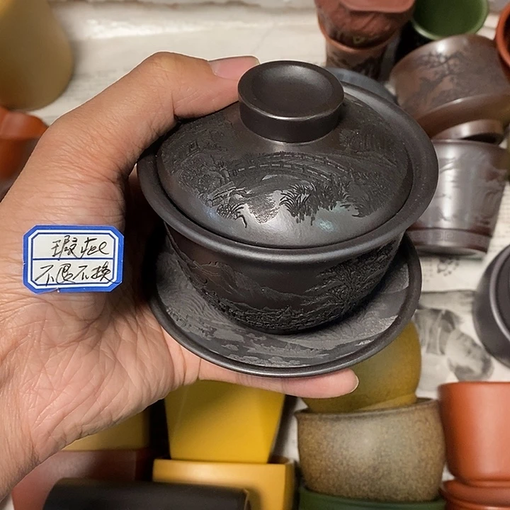 紫砂茶杯瑕疵不退不换