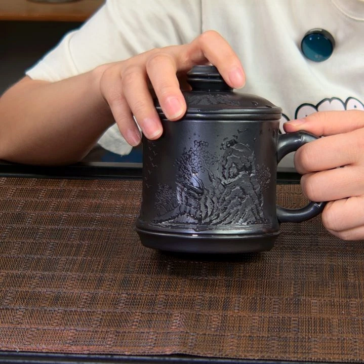 茶杯紫砂高货放漏