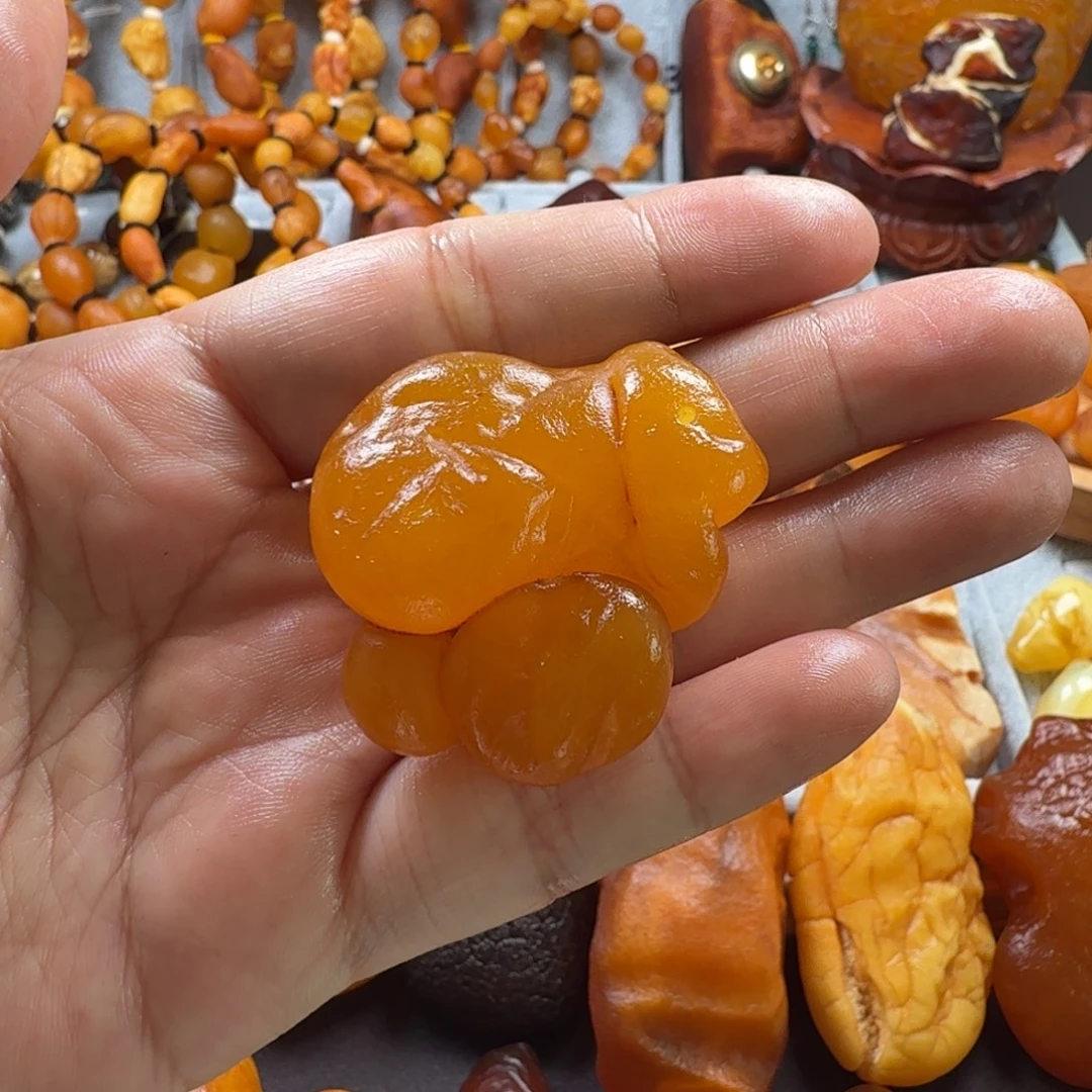 定制琥珀未镶嵌异型海漂