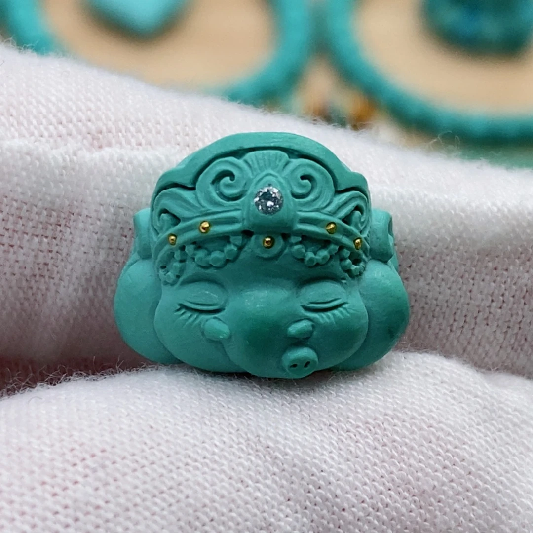 绿松石未镶嵌珠宝奇石