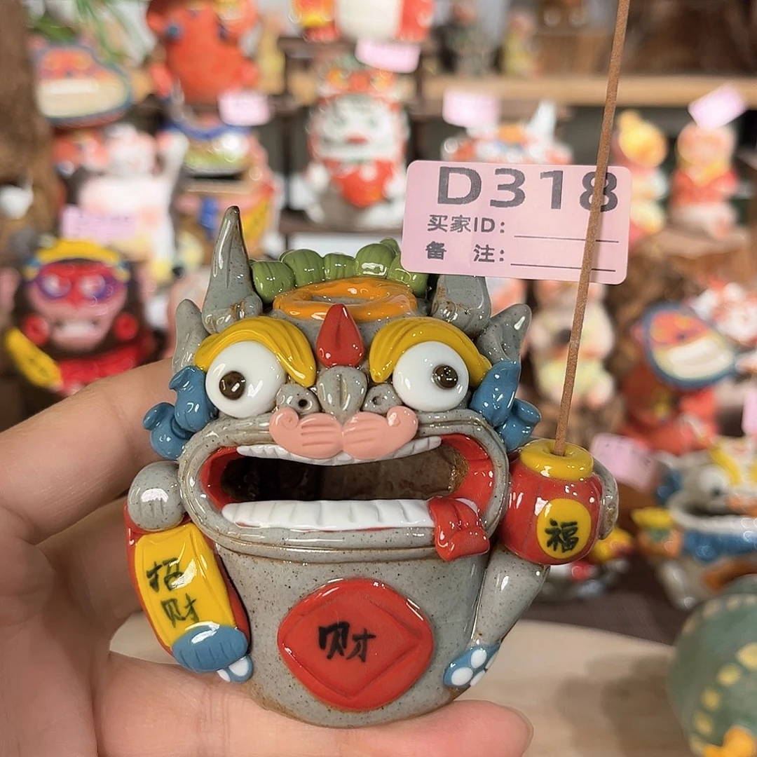 泥塑纯手工茶宠摆件