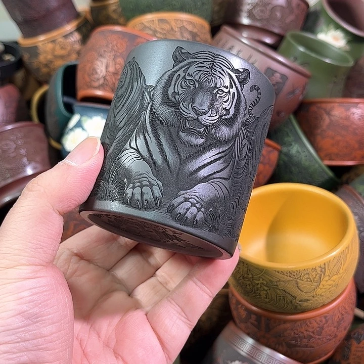 茶杯紫砂全手工紫砂主人杯