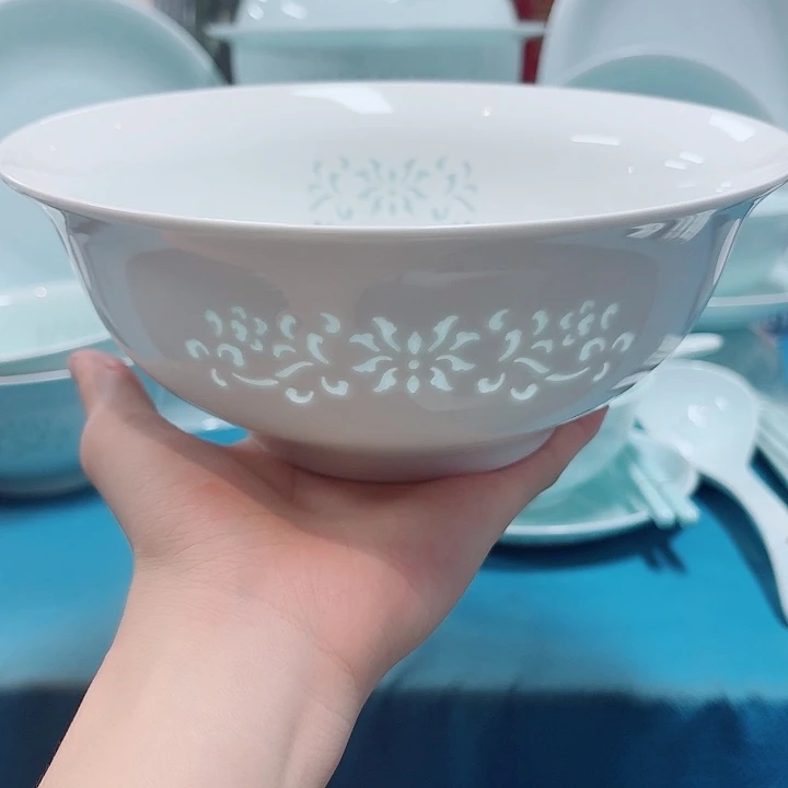 碗景德镇陶瓷餐具8寸碗
