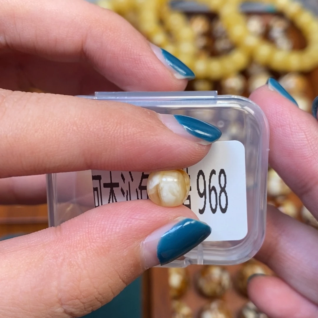 把件猴头核桃沁色圆珠老型968