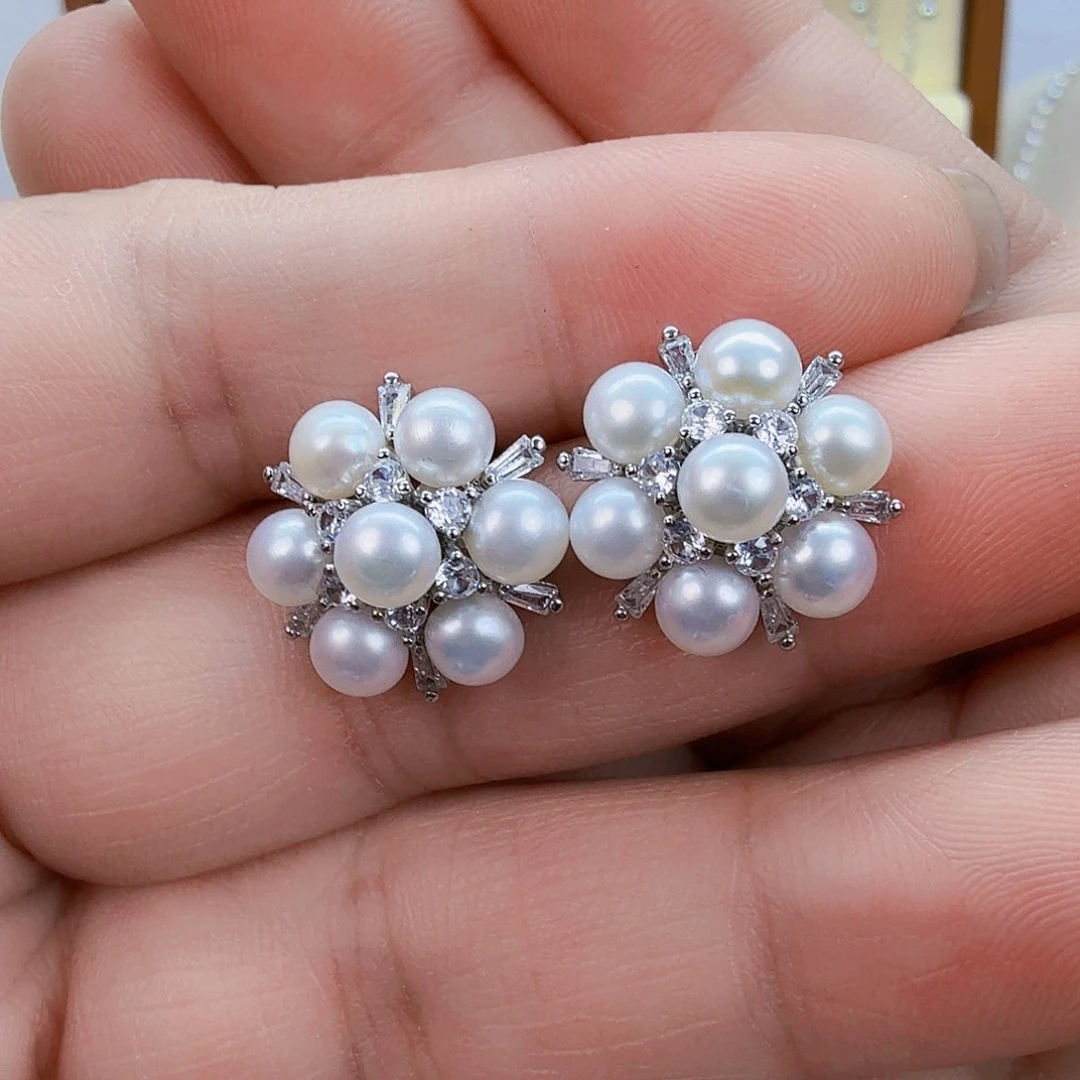 耳饰未镶嵌淡水珍珠