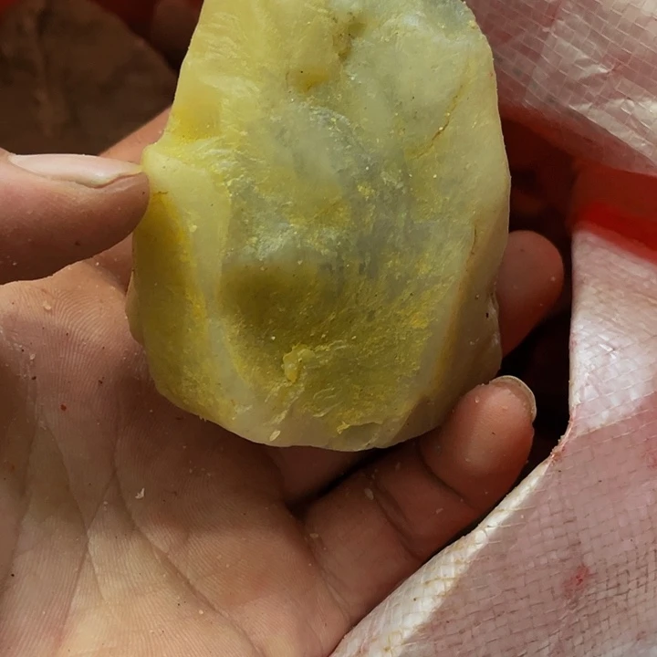 寿山石京***板寿山石的制作