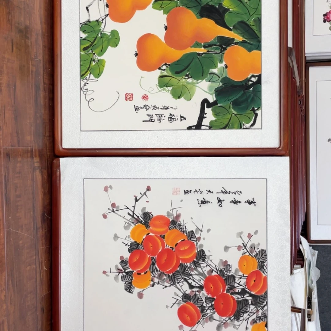 国画带框尺寸63*63厘米