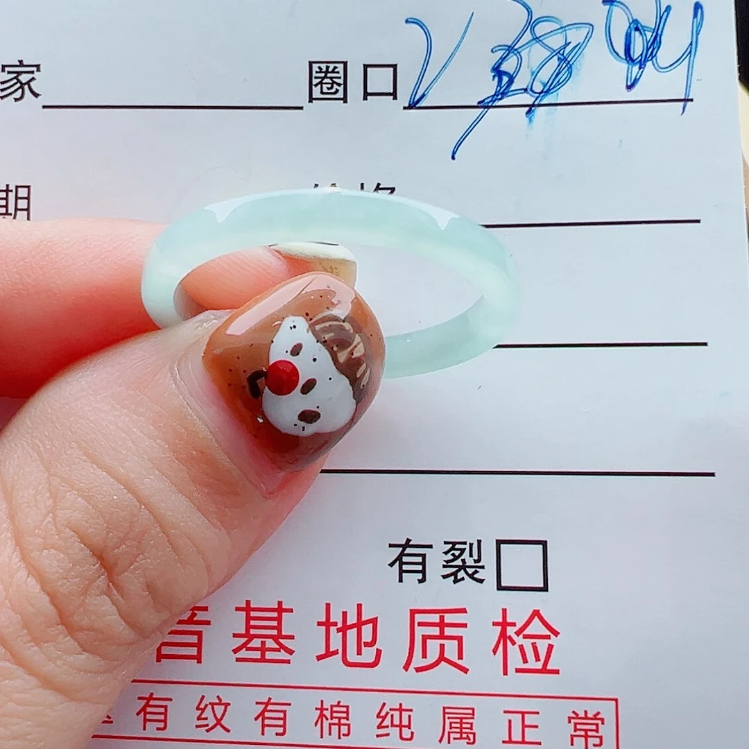 未镶嵌戒指翡翠宝*戒圈