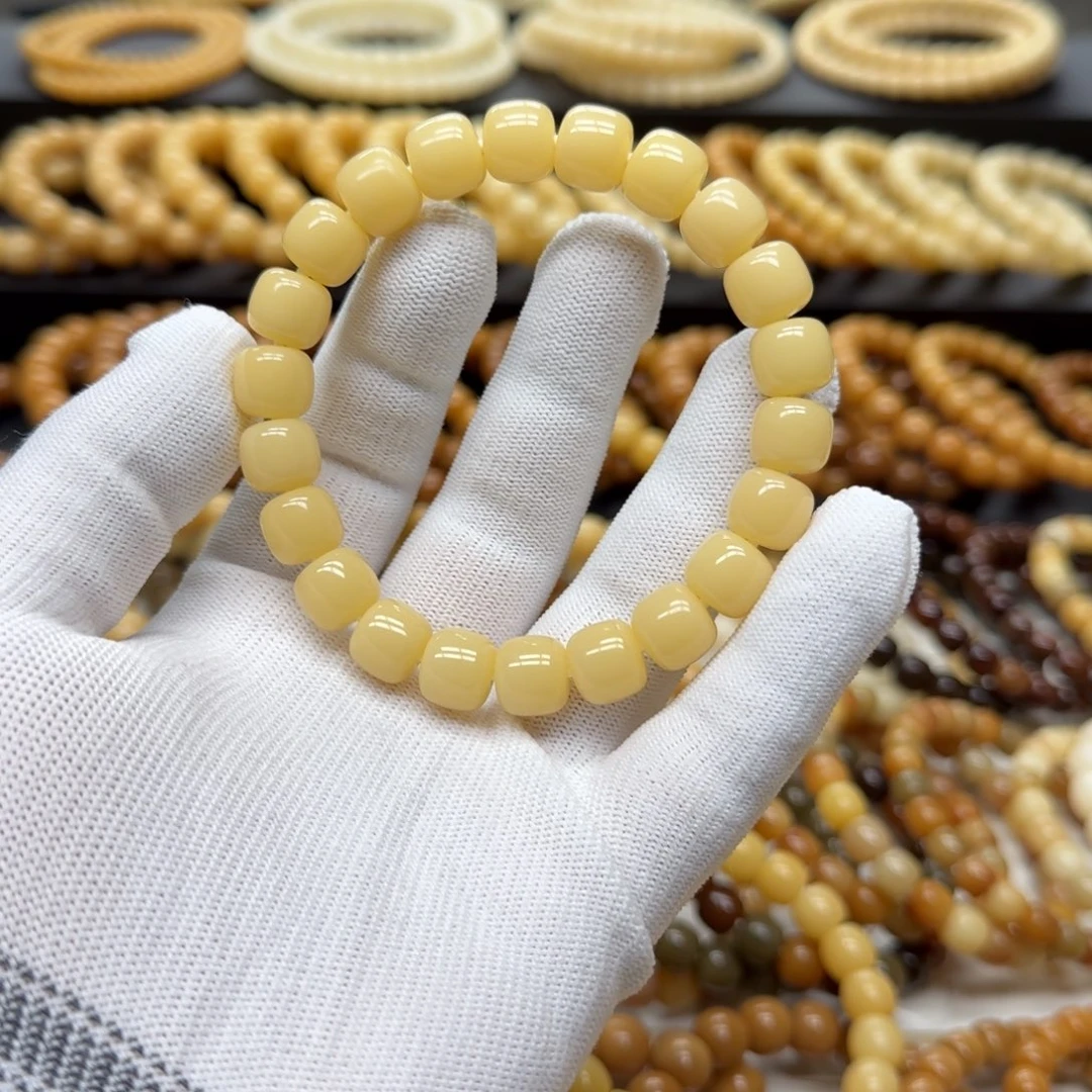 秋***朝手串菩提根/象牙果10×11 10年 鬼工