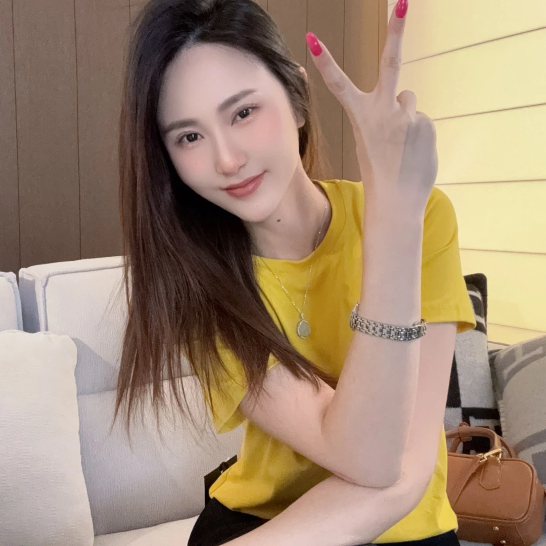 【现货秒发】56002#FONT夏季 净版t新品T恤拉高气质