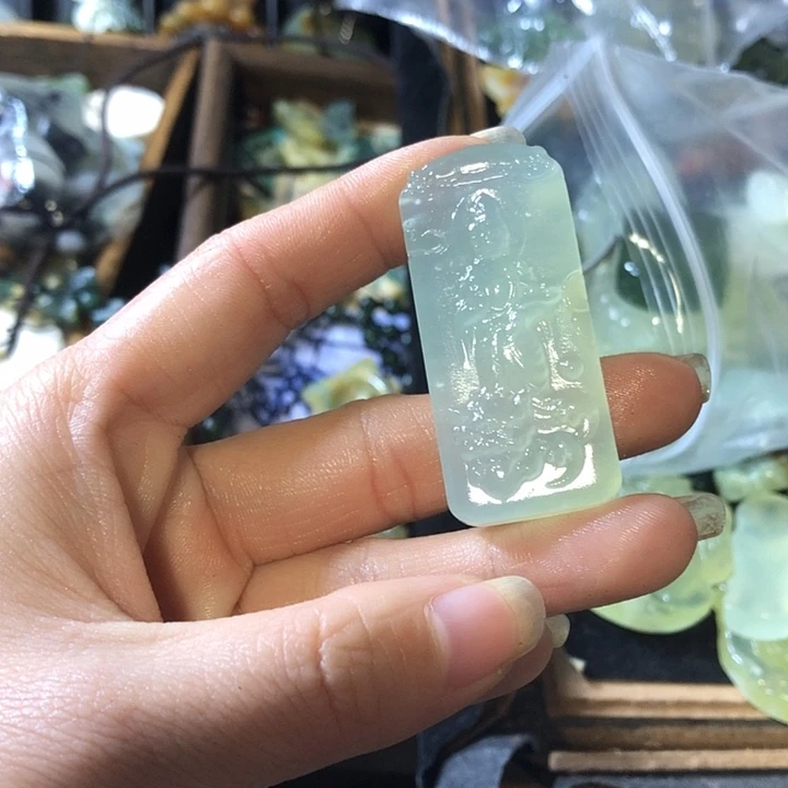 岫玉未镶嵌岫玉挂件