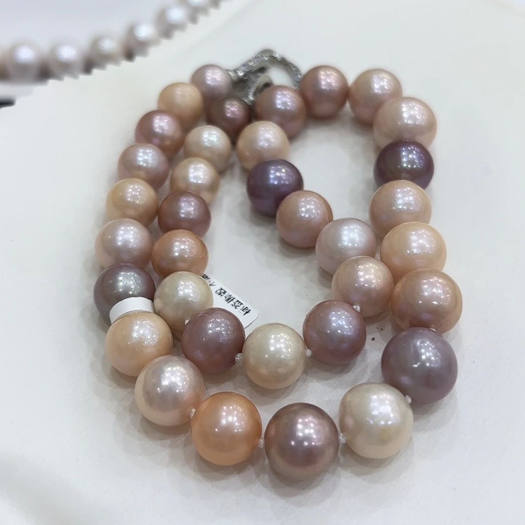 项链未镶嵌淡水珍珠11-14有核