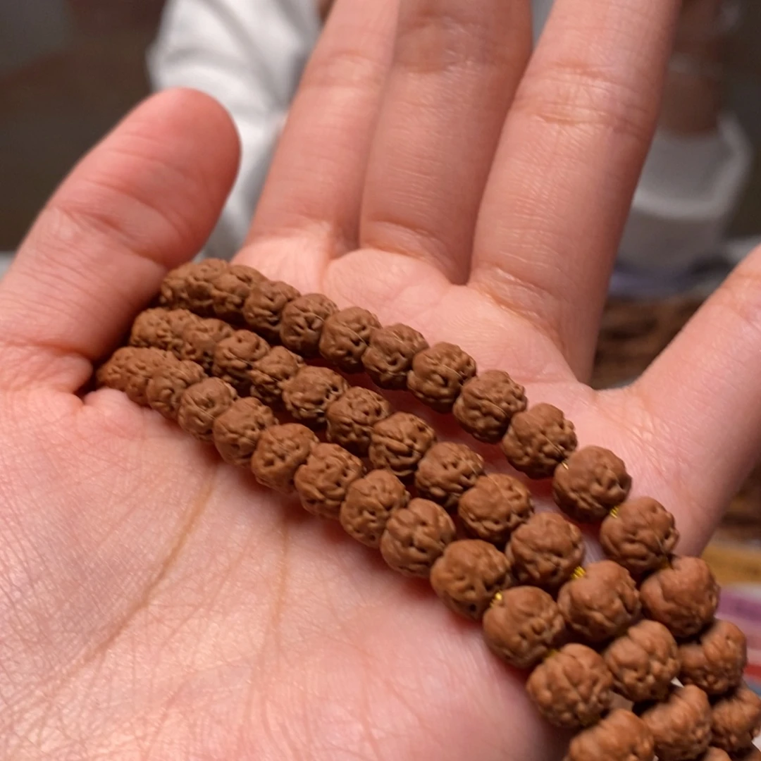 㞮***S菩提籽类佛手卡7 108 高定