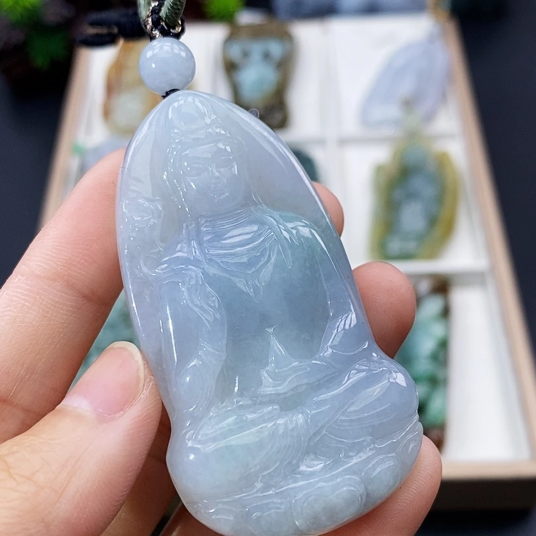 颈饰未镶嵌翡翠缅甸翡翠a货