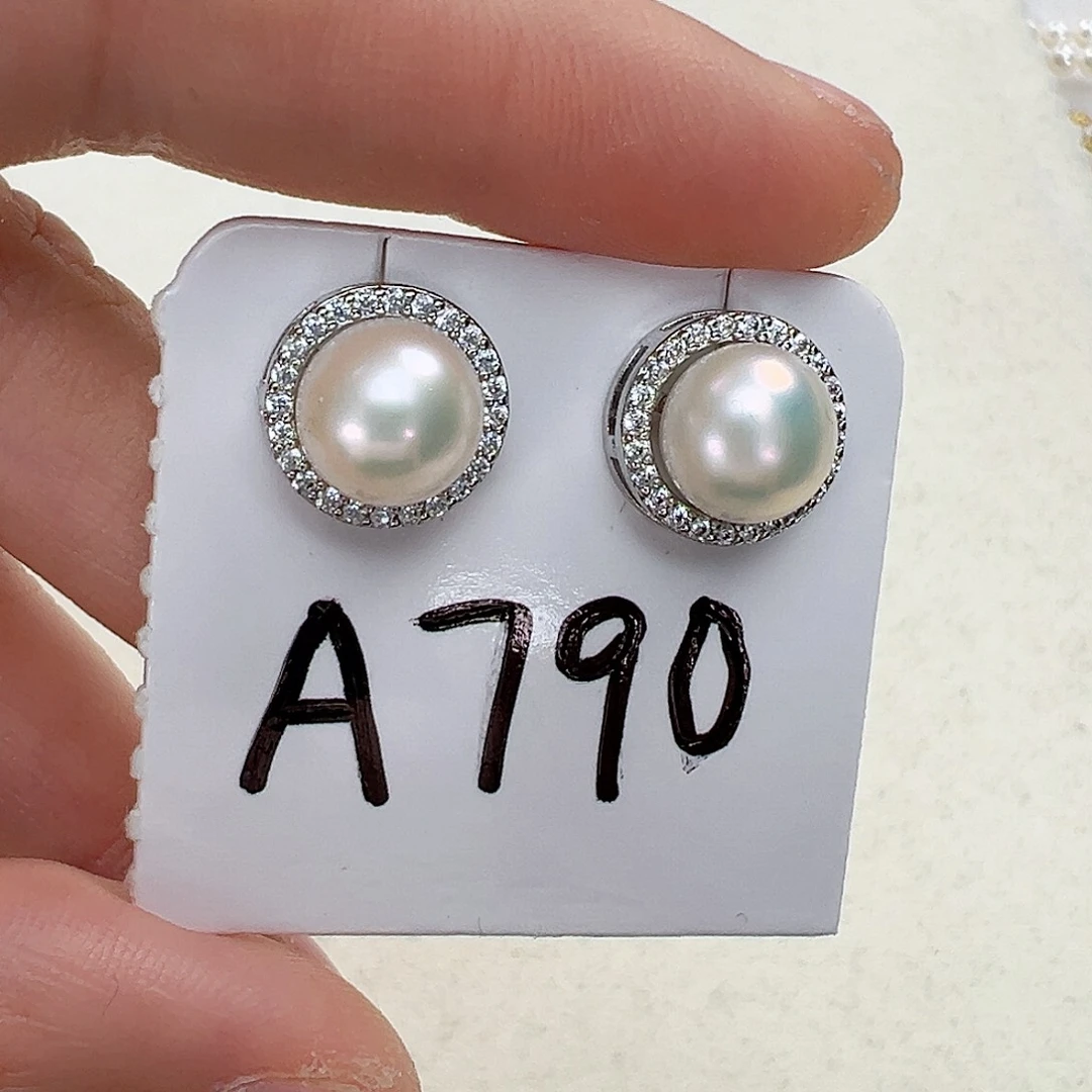 淡水珍珠耳饰未镶嵌