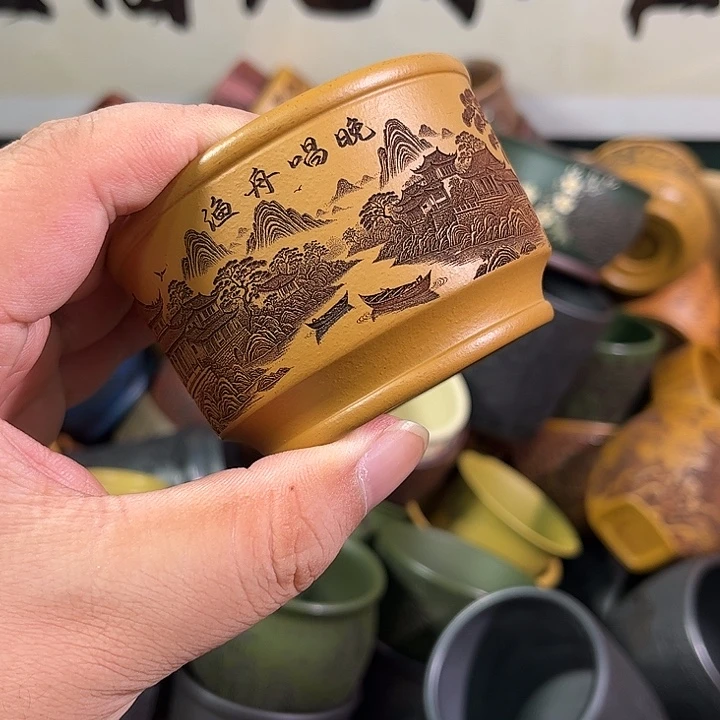茶杯紫砂全手工紫砂主人杯