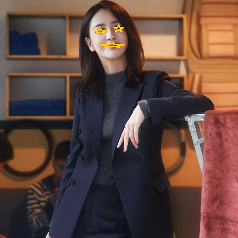 -外套女大码女装胖MM西服外套面试秋装女款爆款2025新款秋冬正装