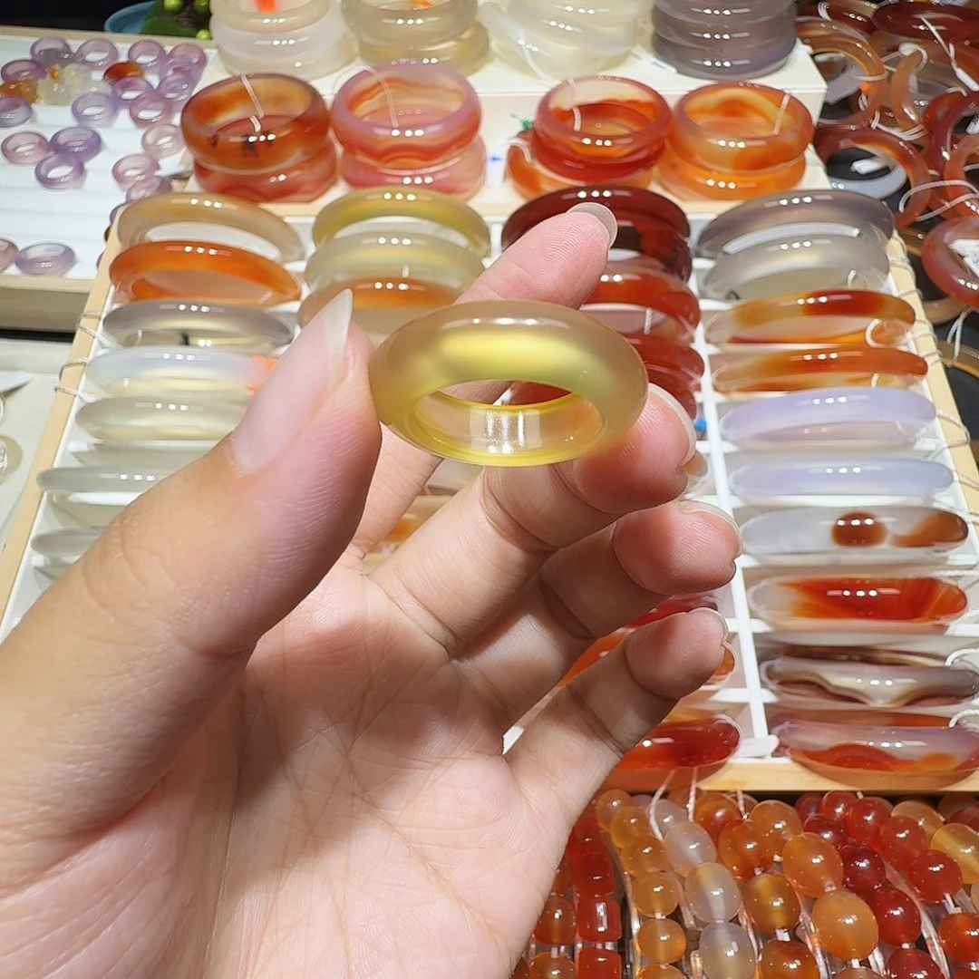 未镶嵌戒指玛瑙/玉髓