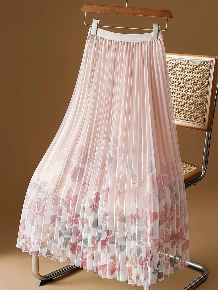 【衣联服饰】精品妈妈款夏季半身纱裙805