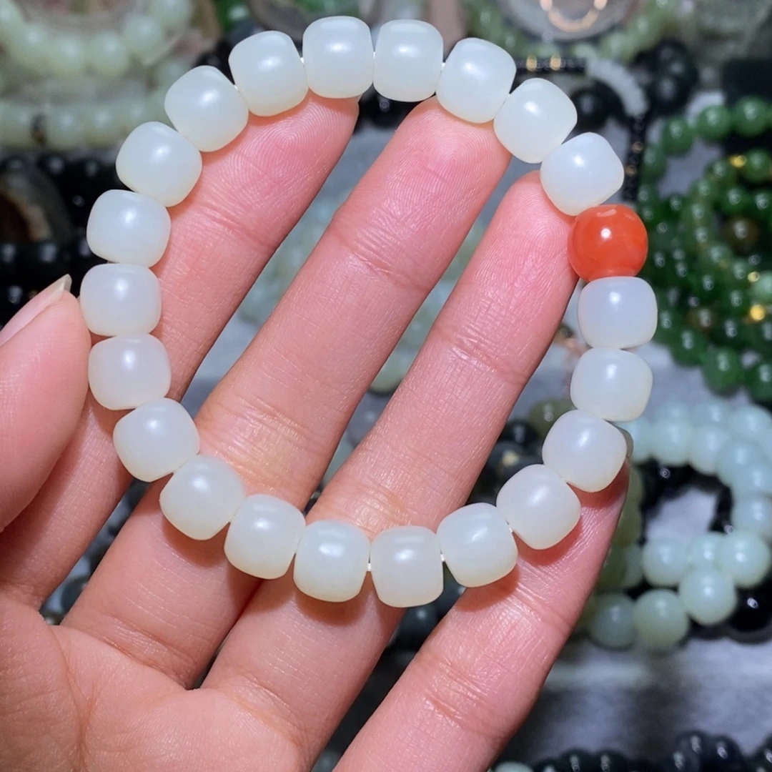 和田玉未镶嵌手链