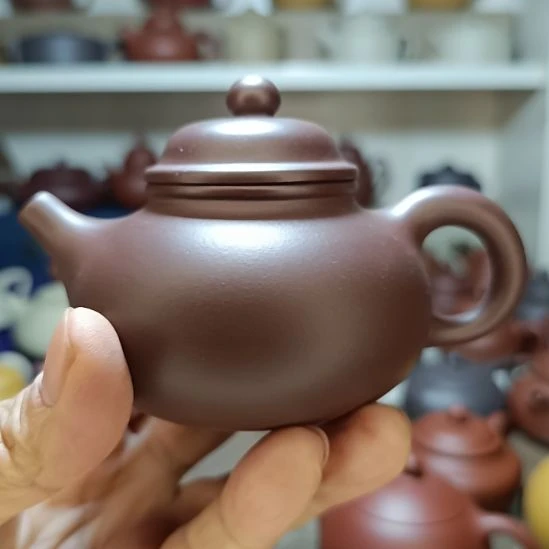 茶壶紫砂原矿底槽清容天220cc半手工