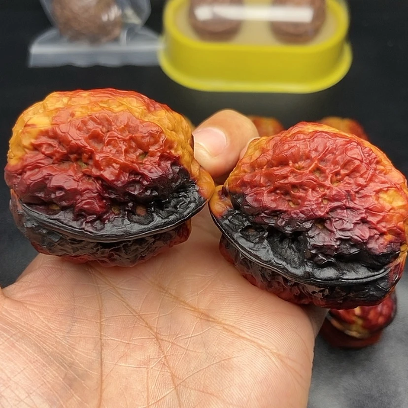 【闪购商品】把件文玩核桃45尺金蟾王67克