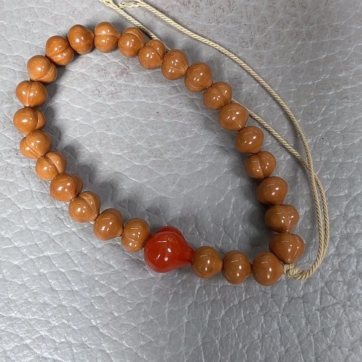 俩***袄手串/手链小叶紫檀屁桃小