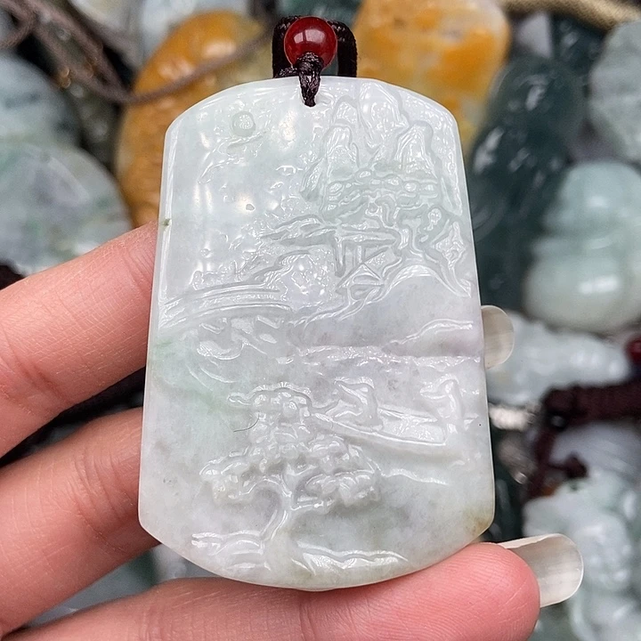 颈饰未镶嵌翡翠翡翠