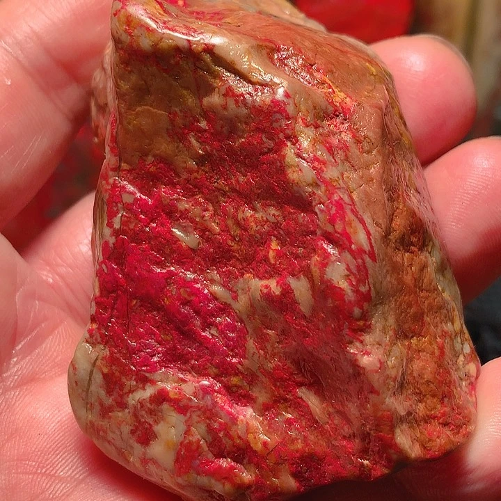 昌化石王*君昌化鸡血石