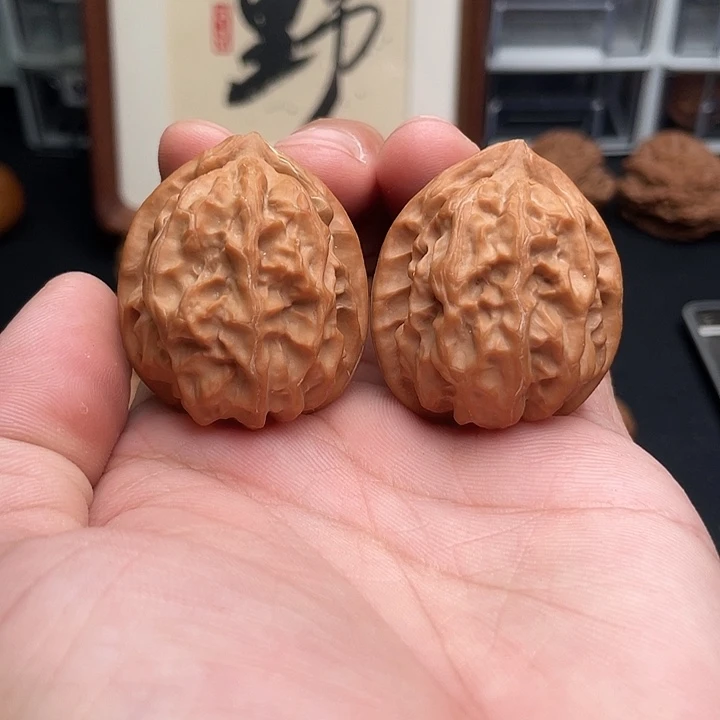 把件文玩核桃野生软柿子36