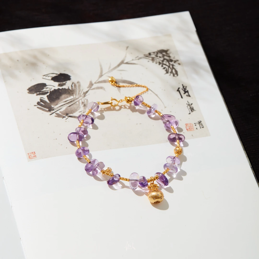 L【锦愿】·似梓珠宝· 紫水晶手链 XYGD387006-A